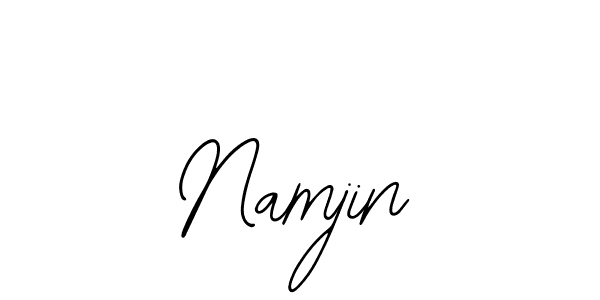 How to make Namjin signature? Bearetta-2O07w is a professional autograph style. Create handwritten signature for Namjin name. Namjin signature style 12 images and pictures png