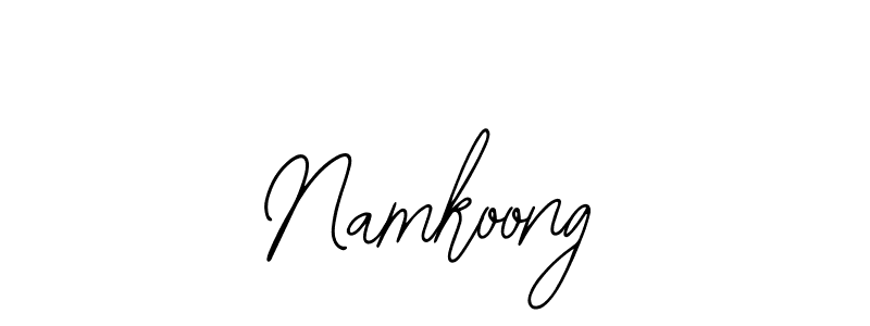 How to make Namkoong name signature. Use Bearetta-2O07w style for creating short signs online. This is the latest handwritten sign. Namkoong signature style 12 images and pictures png