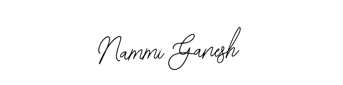 Create a beautiful signature design for name Nammi Ganesh. With this signature (Bearetta-2O07w) fonts, you can make a handwritten signature for free. Nammi Ganesh signature style 12 images and pictures png