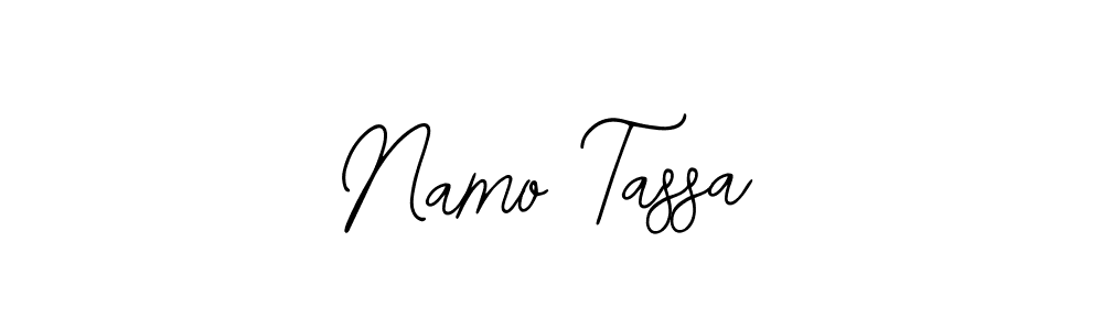 Similarly Bearetta-2O07w is the best handwritten signature design. Signature creator online .You can use it as an online autograph creator for name Namo Tassa. Namo Tassa signature style 12 images and pictures png