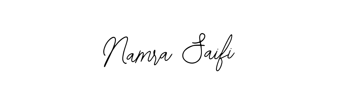 It looks lik you need a new signature style for name Namra Saifi. Design unique handwritten (Bearetta-2O07w) signature with our free signature maker in just a few clicks. Namra Saifi signature style 12 images and pictures png