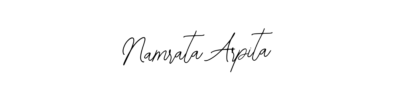 How to Draw Namrata Arpita signature style? Bearetta-2O07w is a latest design signature styles for name Namrata Arpita. Namrata Arpita signature style 12 images and pictures png