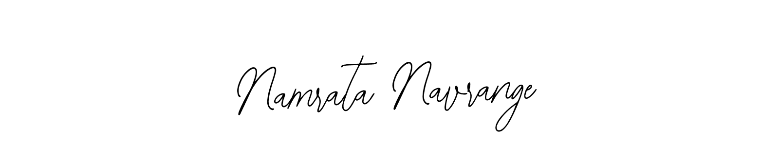 Also we have Namrata Navrange name is the best signature style. Create professional handwritten signature collection using Bearetta-2O07w autograph style. Namrata Navrange signature style 12 images and pictures png