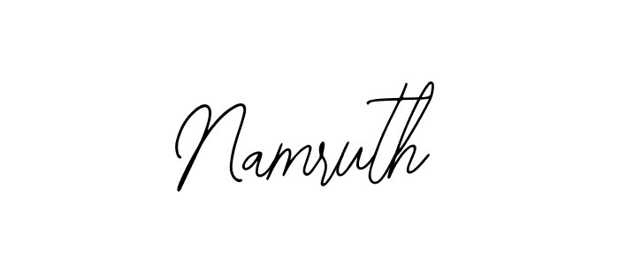 The best way (Bearetta-2O07w) to make a short signature is to pick only two or three words in your name. The name Namruth include a total of six letters. For converting this name. Namruth signature style 12 images and pictures png