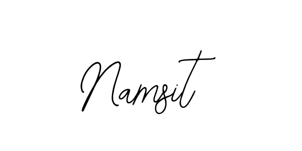 if you are searching for the best signature style for your name Namsit. so please give up your signature search. here we have designed multiple signature styles  using Bearetta-2O07w. Namsit signature style 12 images and pictures png