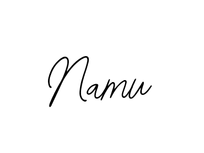Similarly Bearetta-2O07w is the best handwritten signature design. Signature creator online .You can use it as an online autograph creator for name Namu. Namu signature style 12 images and pictures png