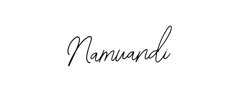 How to Draw Namuandi signature style? Bearetta-2O07w is a latest design signature styles for name Namuandi. Namuandi signature style 12 images and pictures png