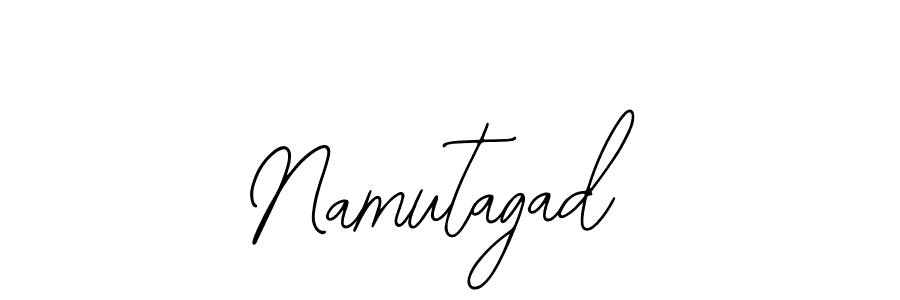 Use a signature maker to create a handwritten signature online. With this signature software, you can design (Bearetta-2O07w) your own signature for name Namutagad. Namutagad signature style 12 images and pictures png