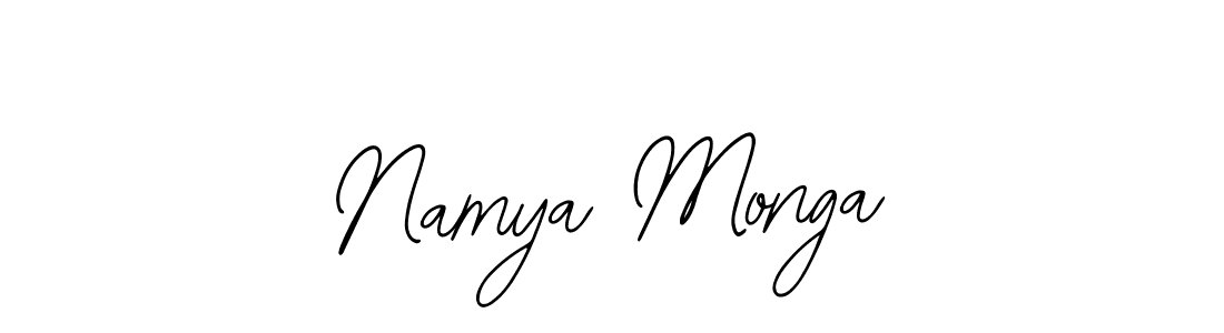 Check out images of Autograph of Namya Monga name. Actor Namya Monga Signature Style. Bearetta-2O07w is a professional sign style online. Namya Monga signature style 12 images and pictures png