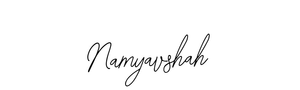 You can use this online signature creator to create a handwritten signature for the name Namyavshah. This is the best online autograph maker. Namyavshah signature style 12 images and pictures png