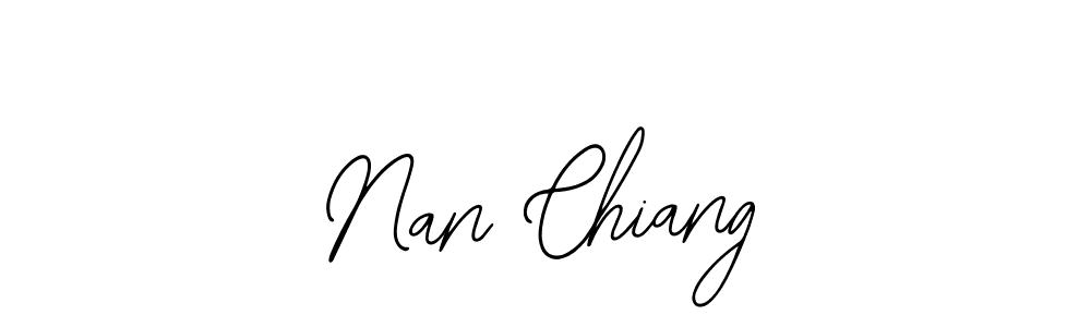 Create a beautiful signature design for name Nan Chiang. With this signature (Bearetta-2O07w) fonts, you can make a handwritten signature for free. Nan Chiang signature style 12 images and pictures png