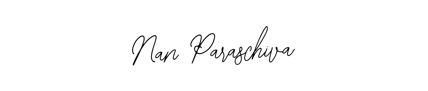 How to make Nan Paraschiva signature? Bearetta-2O07w is a professional autograph style. Create handwritten signature for Nan Paraschiva name. Nan Paraschiva signature style 12 images and pictures png