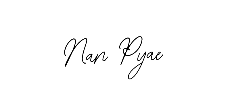 Create a beautiful signature design for name Nan Pyae. With this signature (Bearetta-2O07w) fonts, you can make a handwritten signature for free. Nan Pyae signature style 12 images and pictures png