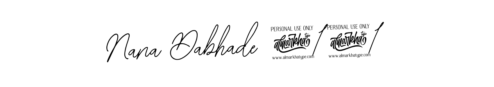 Design your own signature with our free online signature maker. With this signature software, you can create a handwritten (Bearetta-2O07w) signature for name Nana Dabhade 7171. Nana Dabhade 7171 signature style 12 images and pictures png