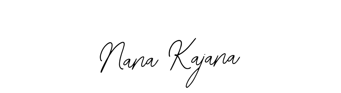 The best way (Bearetta-2O07w) to make a short signature is to pick only two or three words in your name. The name Nana Kajana include a total of six letters. For converting this name. Nana Kajana signature style 12 images and pictures png