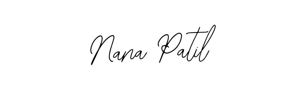 You should practise on your own different ways (Bearetta-2O07w) to write your name (Nana Patil) in signature. don't let someone else do it for you. Nana Patil signature style 12 images and pictures png