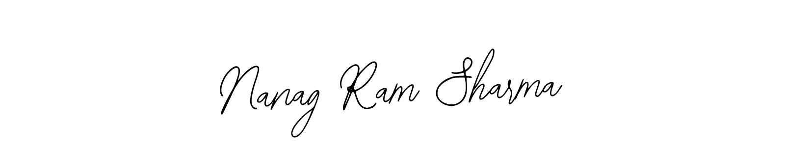 Make a short Nanag Ram Sharma signature style. Manage your documents anywhere anytime using Bearetta-2O07w. Create and add eSignatures, submit forms, share and send files easily. Nanag Ram Sharma signature style 12 images and pictures png