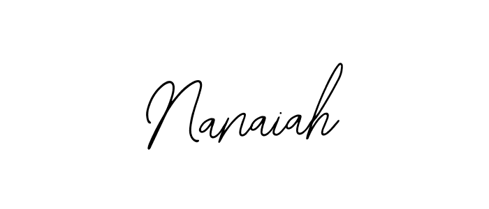 You should practise on your own different ways (Bearetta-2O07w) to write your name (Nanaiah) in signature. don't let someone else do it for you. Nanaiah signature style 12 images and pictures png