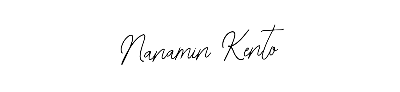 Once you've used our free online signature maker to create your best signature Bearetta-2O07w style, it's time to enjoy all of the benefits that Nanamin Kento name signing documents. Nanamin Kento signature style 12 images and pictures png