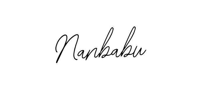 Similarly Bearetta-2O07w is the best handwritten signature design. Signature creator online .You can use it as an online autograph creator for name Nanbabu. Nanbabu signature style 12 images and pictures png