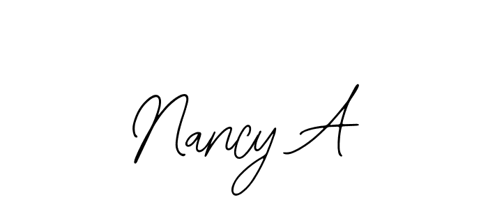 Also we have Nancy A name is the best signature style. Create professional handwritten signature collection using Bearetta-2O07w autograph style. Nancy A signature style 12 images and pictures png