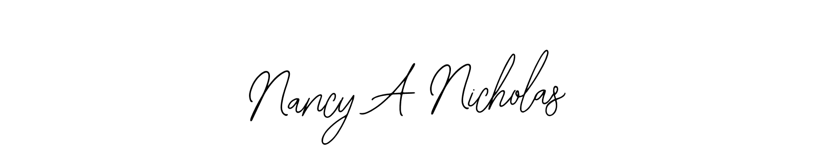 Nancy A Nicholas stylish signature style. Best Handwritten Sign (Bearetta-2O07w) for my name. Handwritten Signature Collection Ideas for my name Nancy A Nicholas. Nancy A Nicholas signature style 12 images and pictures png