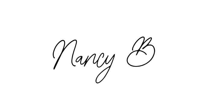 if you are searching for the best signature style for your name Nancy B. so please give up your signature search. here we have designed multiple signature styles  using Bearetta-2O07w. Nancy B signature style 12 images and pictures png