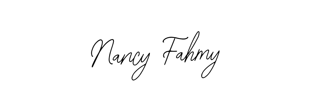 Make a beautiful signature design for name Nancy Fahmy. Use this online signature maker to create a handwritten signature for free. Nancy Fahmy signature style 12 images and pictures png