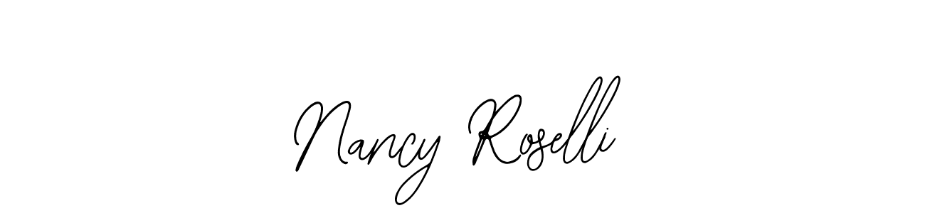Use a signature maker to create a handwritten signature online. With this signature software, you can design (Bearetta-2O07w) your own signature for name Nancy Roselli. Nancy Roselli signature style 12 images and pictures png