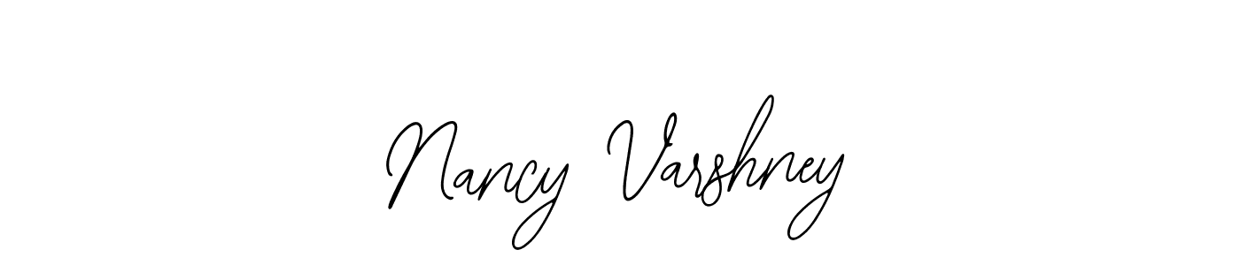 Design your own signature with our free online signature maker. With this signature software, you can create a handwritten (Bearetta-2O07w) signature for name Nancy Varshney. Nancy Varshney signature style 12 images and pictures png