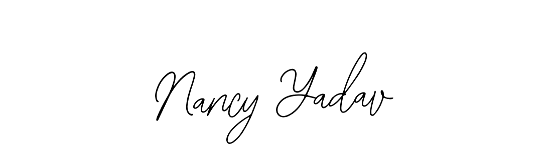This is the best signature style for the Nancy Yadav name. Also you like these signature font (Bearetta-2O07w). Mix name signature. Nancy Yadav signature style 12 images and pictures png