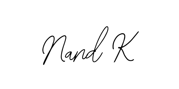 Make a short Nand K signature style. Manage your documents anywhere anytime using Bearetta-2O07w. Create and add eSignatures, submit forms, share and send files easily. Nand K signature style 12 images and pictures png