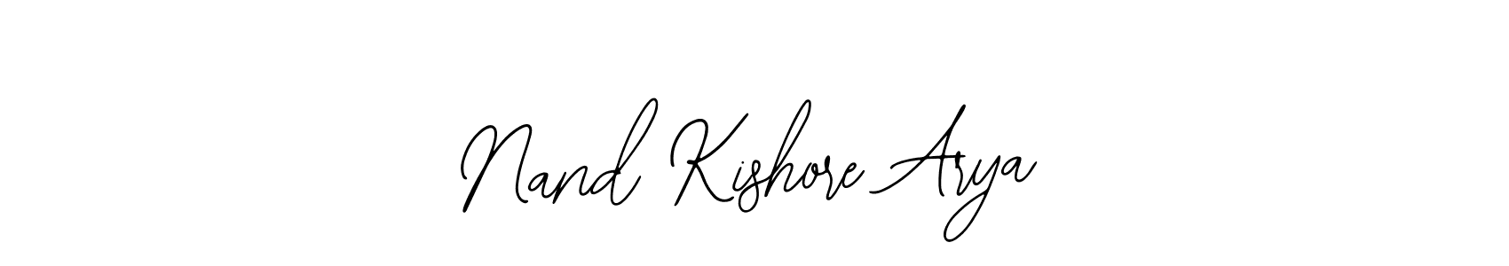 Nand Kishore Arya stylish signature style. Best Handwritten Sign (Bearetta-2O07w) for my name. Handwritten Signature Collection Ideas for my name Nand Kishore Arya. Nand Kishore Arya signature style 12 images and pictures png