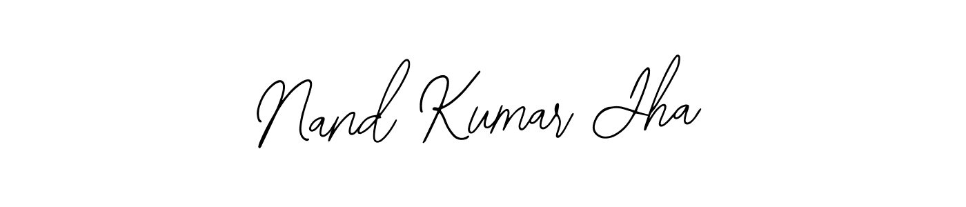 if you are searching for the best signature style for your name Nand Kumar Jha. so please give up your signature search. here we have designed multiple signature styles  using Bearetta-2O07w. Nand Kumar Jha signature style 12 images and pictures png