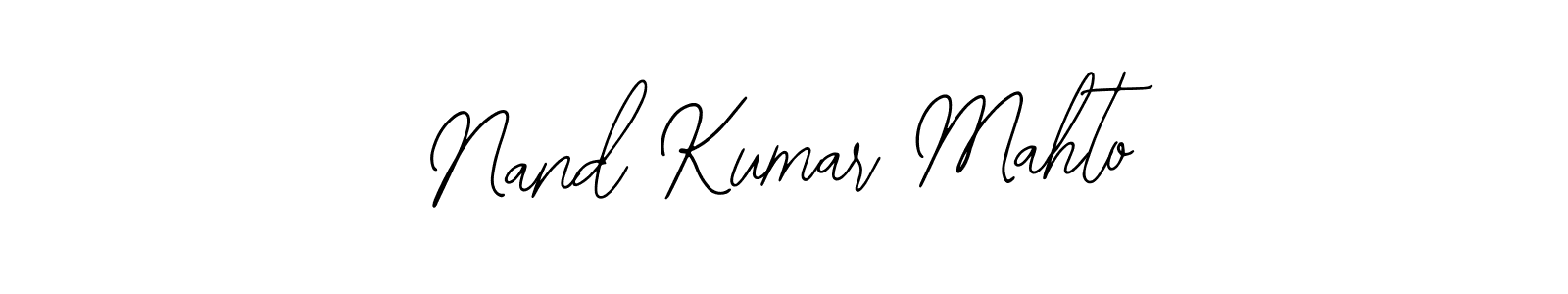 Similarly Bearetta-2O07w is the best handwritten signature design. Signature creator online .You can use it as an online autograph creator for name Nand Kumar Mahto. Nand Kumar Mahto signature style 12 images and pictures png