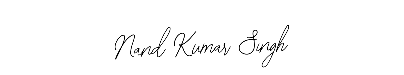 Similarly Bearetta-2O07w is the best handwritten signature design. Signature creator online .You can use it as an online autograph creator for name Nand Kumar Singh. Nand Kumar Singh signature style 12 images and pictures png