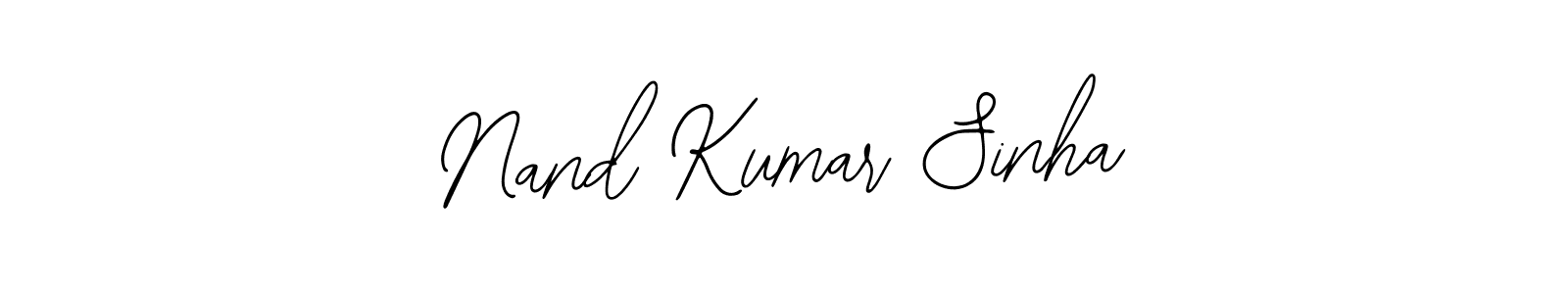 Create a beautiful signature design for name Nand Kumar Sinha. With this signature (Bearetta-2O07w) fonts, you can make a handwritten signature for free. Nand Kumar Sinha signature style 12 images and pictures png