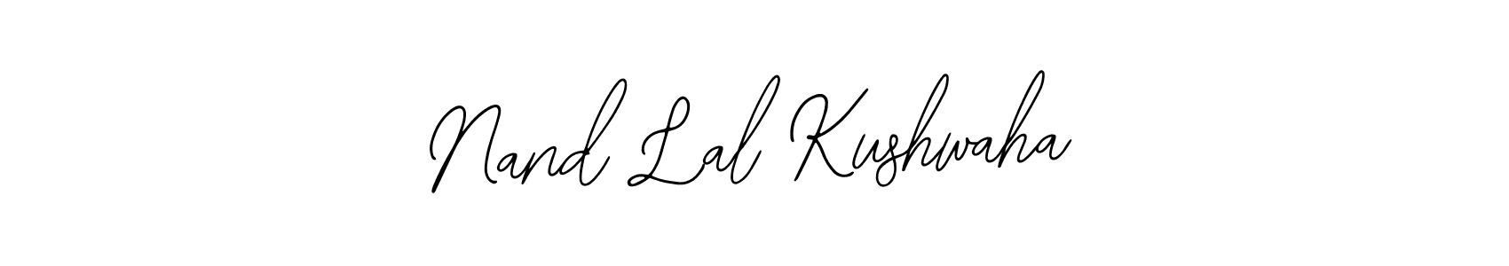 Use a signature maker to create a handwritten signature online. With this signature software, you can design (Bearetta-2O07w) your own signature for name Nand Lal Kushwaha. Nand Lal Kushwaha signature style 12 images and pictures png