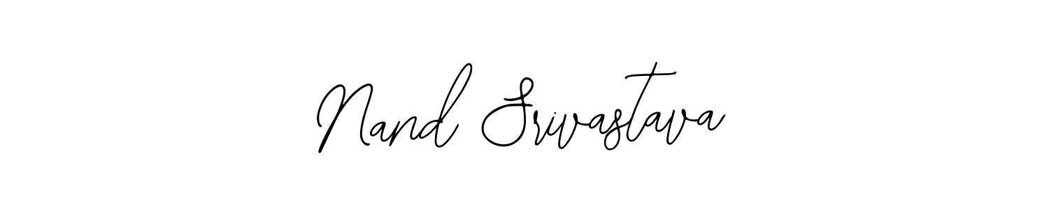 Make a beautiful signature design for name Nand Srivastava. Use this online signature maker to create a handwritten signature for free. Nand Srivastava signature style 12 images and pictures png