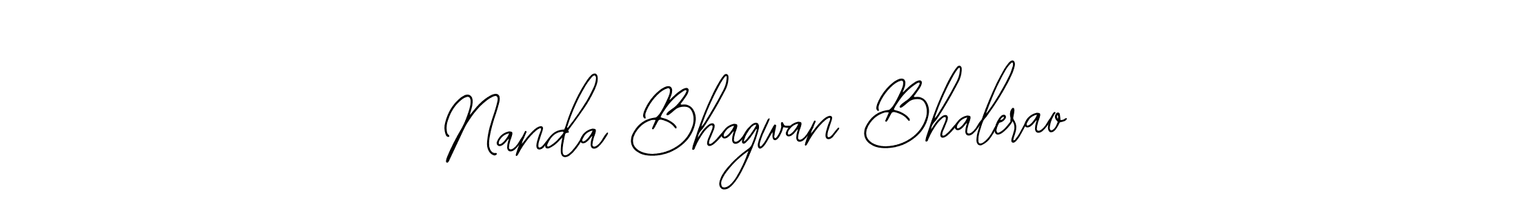 Bearetta-2O07w is a professional signature style that is perfect for those who want to add a touch of class to their signature. It is also a great choice for those who want to make their signature more unique. Get Nanda Bhagwan Bhalerao name to fancy signature for free. Nanda Bhagwan Bhalerao signature style 12 images and pictures png