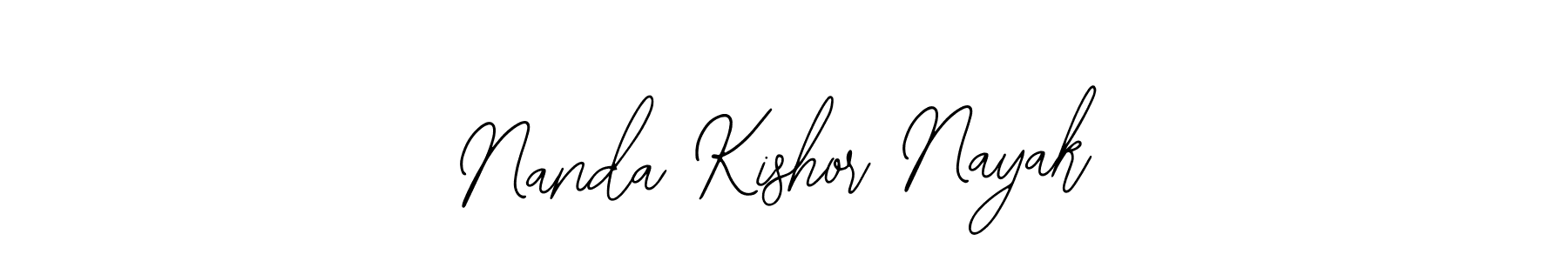 How to make Nanda Kishor Nayak name signature. Use Bearetta-2O07w style for creating short signs online. This is the latest handwritten sign. Nanda Kishor Nayak signature style 12 images and pictures png