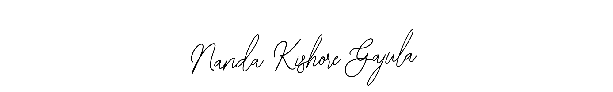 Nanda Kishore Gajula stylish signature style. Best Handwritten Sign (Bearetta-2O07w) for my name. Handwritten Signature Collection Ideas for my name Nanda Kishore Gajula. Nanda Kishore Gajula signature style 12 images and pictures png