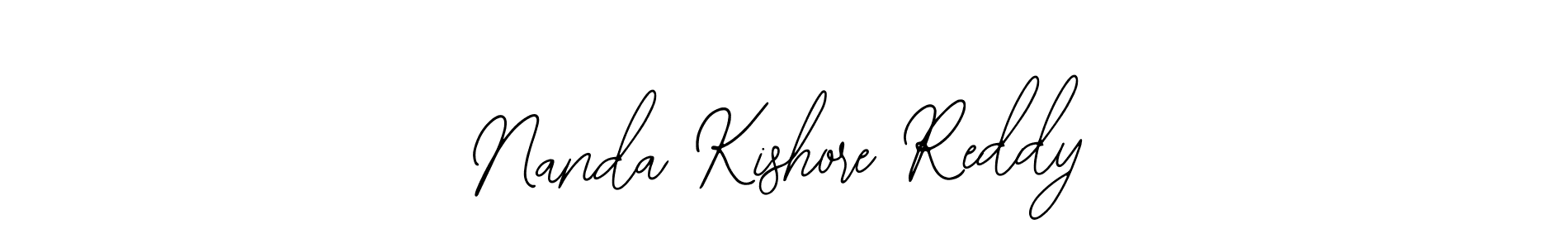 Also You can easily find your signature by using the search form. We will create Nanda Kishore Reddy name handwritten signature images for you free of cost using Bearetta-2O07w sign style. Nanda Kishore Reddy signature style 12 images and pictures png