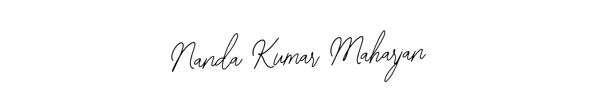 Also You can easily find your signature by using the search form. We will create Nanda Kumar Maharjan name handwritten signature images for you free of cost using Bearetta-2O07w sign style. Nanda Kumar Maharjan signature style 12 images and pictures png