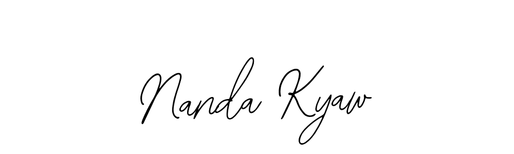 Check out images of Autograph of Nanda Kyaw name. Actor Nanda Kyaw Signature Style. Bearetta-2O07w is a professional sign style online. Nanda Kyaw signature style 12 images and pictures png