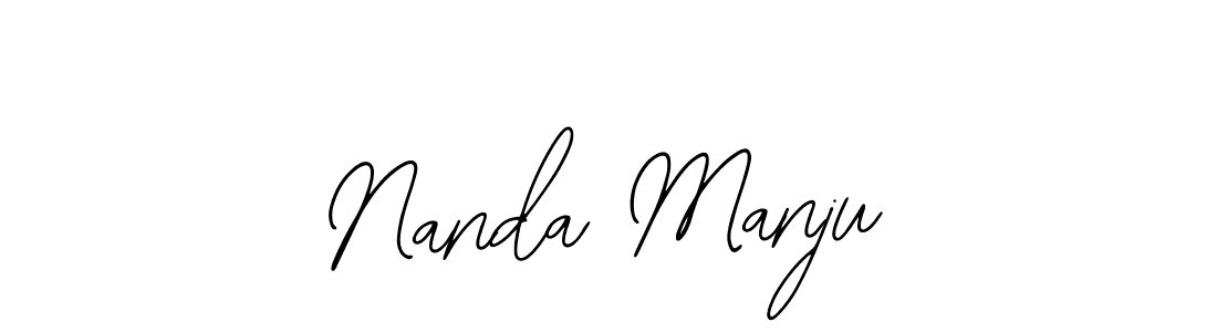 Make a beautiful signature design for name Nanda Manju. Use this online signature maker to create a handwritten signature for free. Nanda Manju signature style 12 images and pictures png