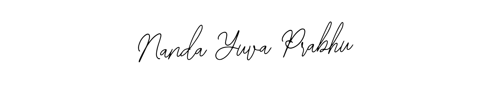 Use a signature maker to create a handwritten signature online. With this signature software, you can design (Bearetta-2O07w) your own signature for name Nanda Yuva Prabhu. Nanda Yuva Prabhu signature style 12 images and pictures png