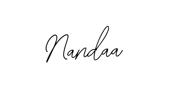 Nandaa stylish signature style. Best Handwritten Sign (Bearetta-2O07w) for my name. Handwritten Signature Collection Ideas for my name Nandaa. Nandaa signature style 12 images and pictures png