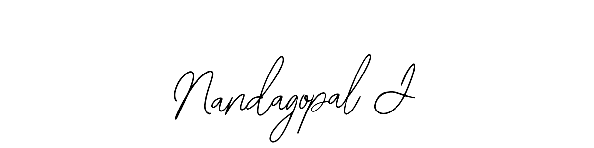 Make a beautiful signature design for name Nandagopal J. With this signature (Bearetta-2O07w) style, you can create a handwritten signature for free. Nandagopal J signature style 12 images and pictures png