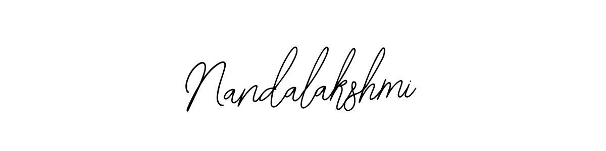 Design your own signature with our free online signature maker. With this signature software, you can create a handwritten (Bearetta-2O07w) signature for name Nandalakshmi. Nandalakshmi signature style 12 images and pictures png